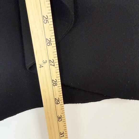 Wilfred Aritzia Chevalier Open Front 3/4 Sleeve Blazer Crepe Black Women's 6 - Picture 14 of 15